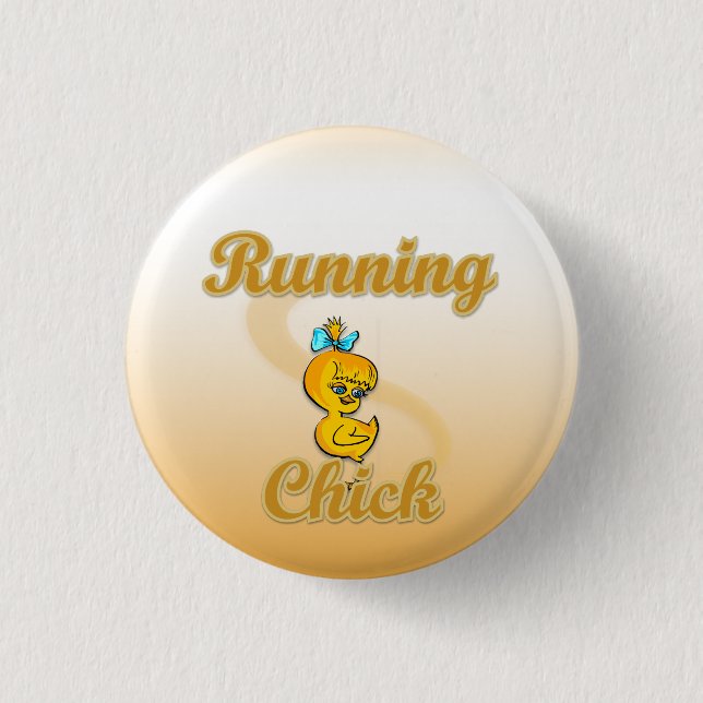 Running Chick Button (Vorderseite)