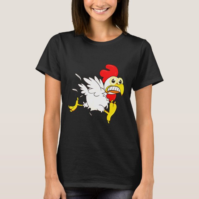 Running Chicken T-Shirt (Vorderseite)