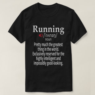 Running Definition Funny 5k Marathon Runner Gesche T-Shirt