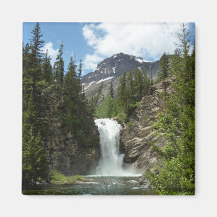 Running Eagle Falls im Glacier-Nationalpark Magnet