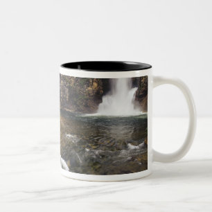 Running Eagle Falls oder Trick Falls im Two Zweifarbige Tasse