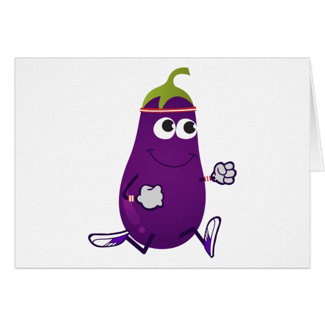 Running Eggplant (Vorderseite (Horizontal))