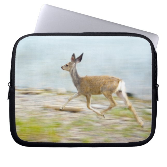 Running Fawn Laptop Sleeve (Vorderseite)