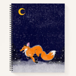 Running Fox Spiral Notebook Notizbuch