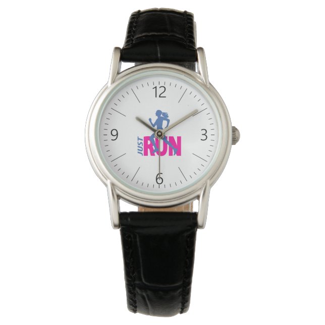 Running Girl Armbanduhr (Vorderseite)