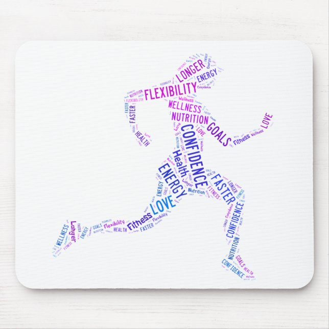 Running Girl Mousepad (Vorne)