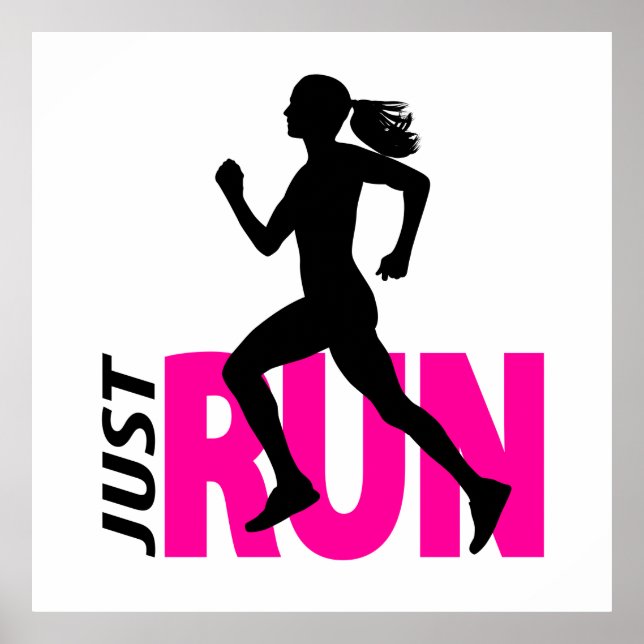 Running Girl Poster (Vorne)