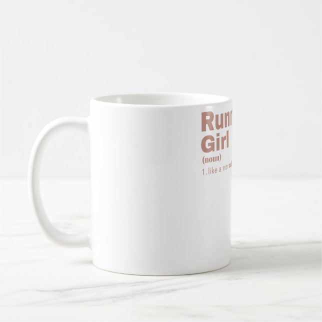 Running Girl - Running Kaffeetasse (Links)