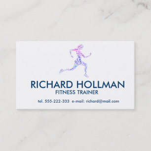 Running Girl Visitenkarte