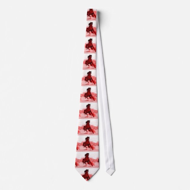 Running Horse Neck Tie Krawatte (Vorderseite)