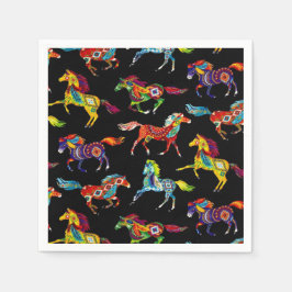 Running Horse Paper Napkins Serviette