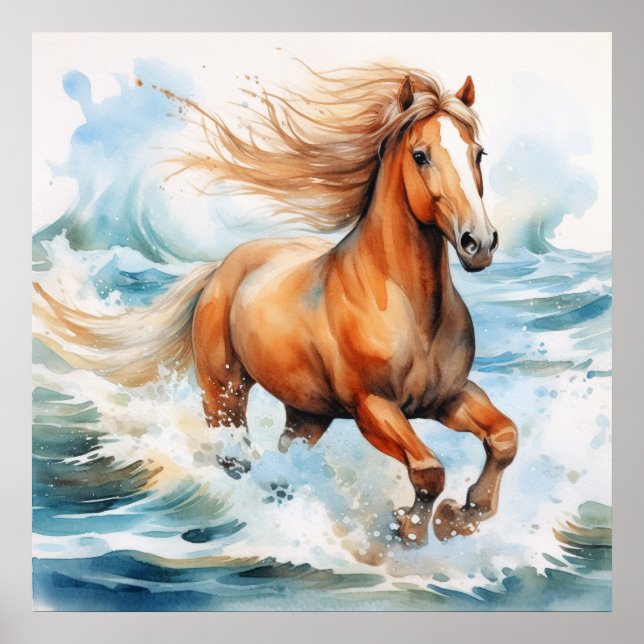 Running Horse Poster (Vorne)