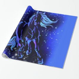 Running Horse Wrapping Paper Geschenkpapier