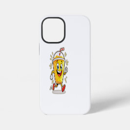 **Running Juice Cup Cartoon – Fun Street Drink Cha iPhone 12 Mini Hülle