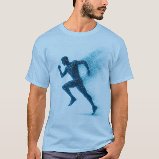 Running Man Athlete T-Shirt (Vorderseite)