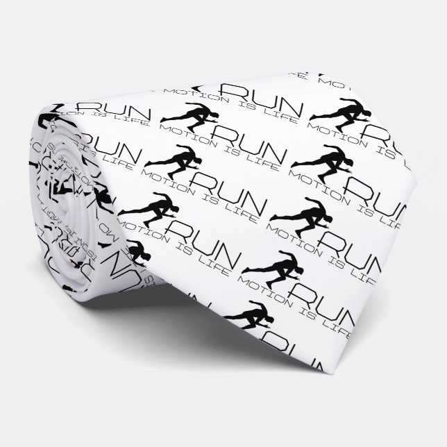 Running Man Krawatte (Gerollt)