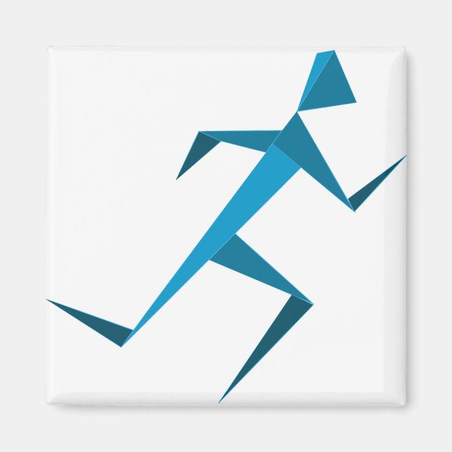 Running Man Magnet (Vorne)