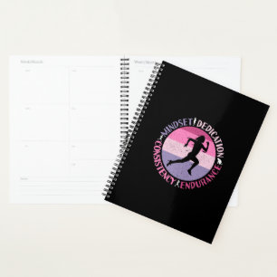 Running Mindset - Girly Runner Endurner Quote Planer
