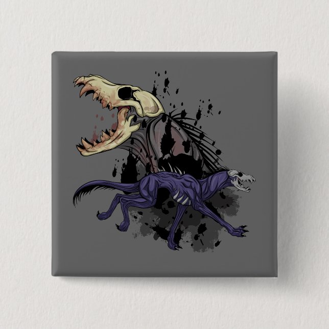 Running Monster Button (Vorderseite)