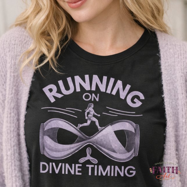 Running on Divine Timing Christian Running Shirt – (Von Creator hochgeladen)