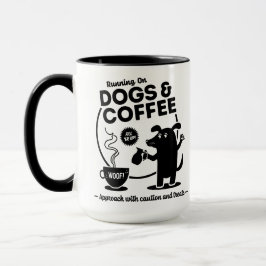 Running on Dogs and Coffee 15 oz. Combo Tasse