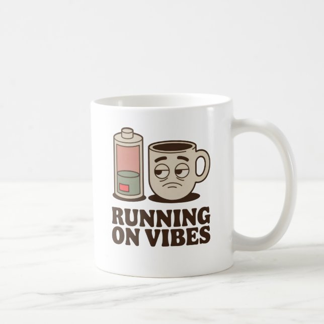 Running on Vibes | Existential Mood with Caffeine  Kaffeetasse (Rechts)