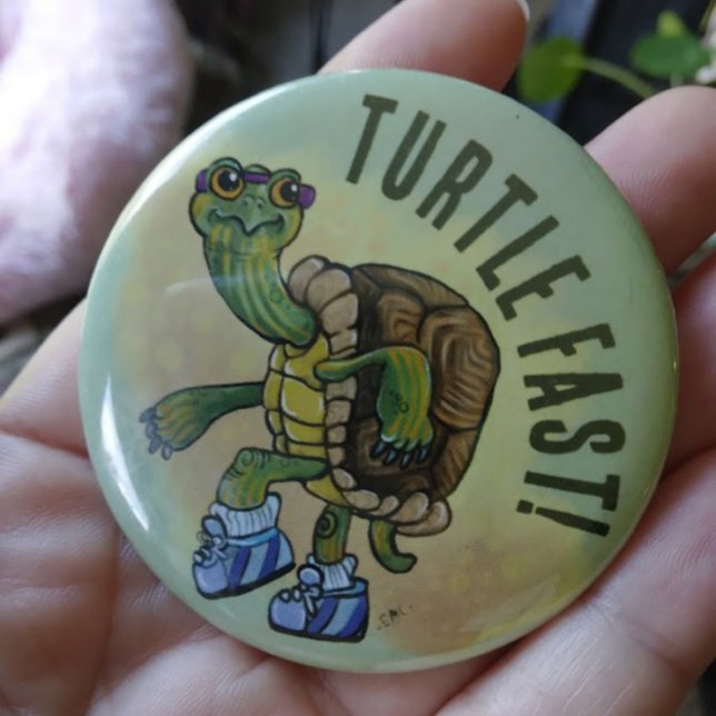 Running Painting Turtle Button (Von Creator hochgeladen)