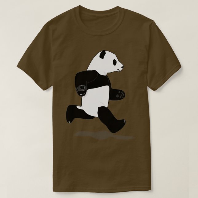 Running Panda T-Shirt (Design vorne)