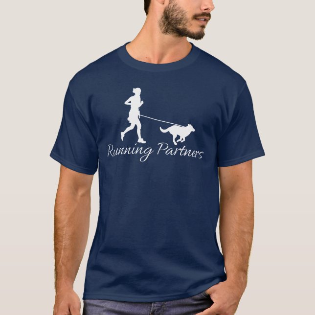 Running Partners Canicross Dog Lover T-Shirt (Vorderseite)