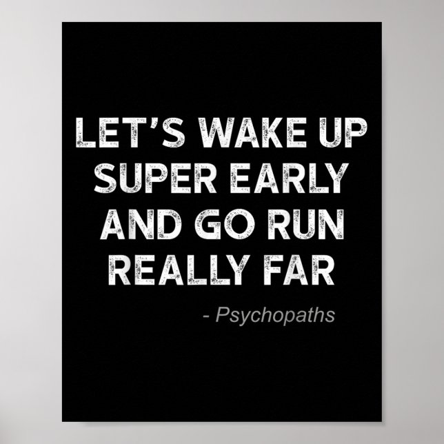 Running Quotes For Distance Runners Running Team I Poster (Vorne)