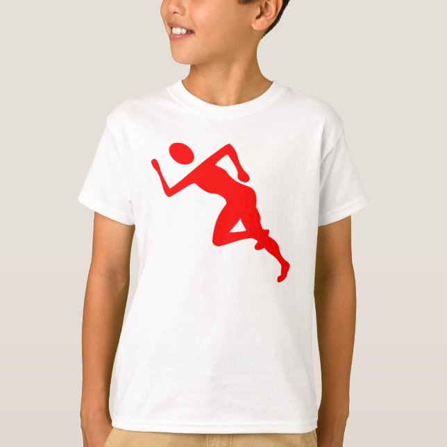 Running - Red T-Shirt (Vorderseite)