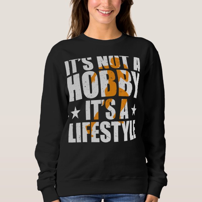 Running Runner Es ist kein Hobby, es ist ein Lifes Sweatshirt (Vorderseite)