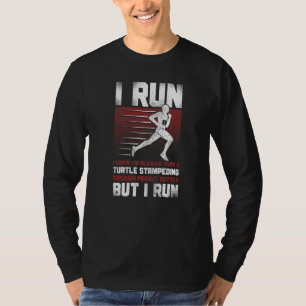 Running Runner Halbmarathon Vintag Run I Know T-Shirt