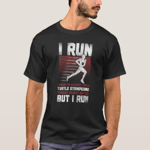 Running Runner Halbmarathon Vintag Run I Know T-Shirt