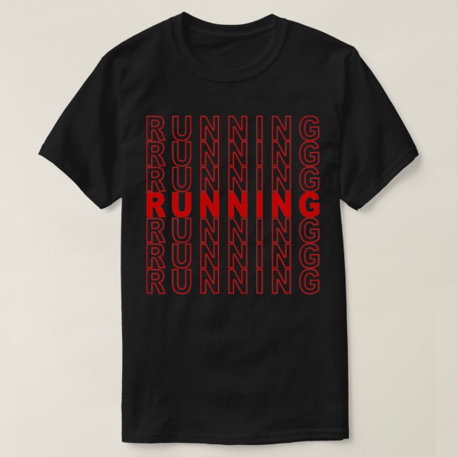 Running Running Marathons & Langstreckenmarathons T-Shirt (Design vorne)