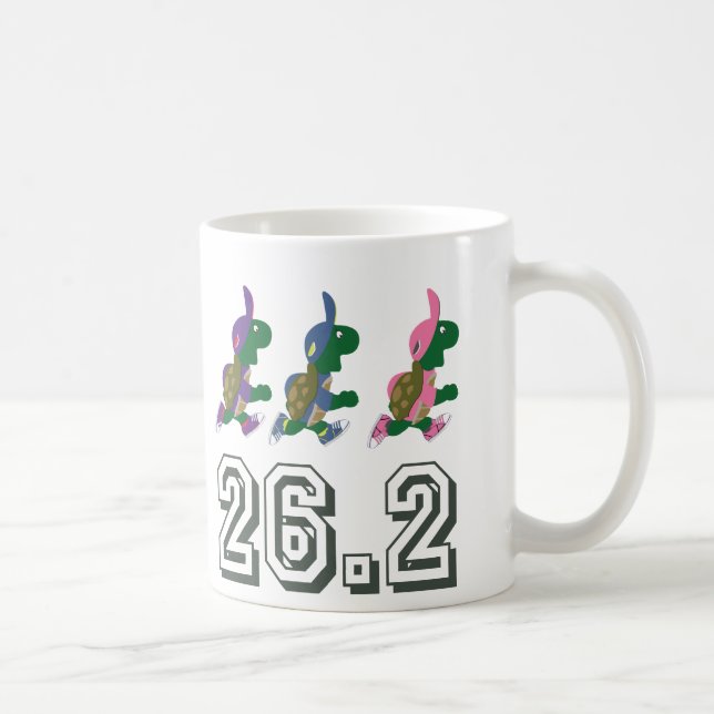 Running Schildkröten 26,2 Kaffeetasse (Rechts)