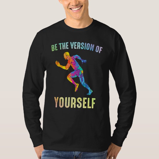 Running - sei die beste Version deines Selbst - Ma T-Shirt (Vorderseite)