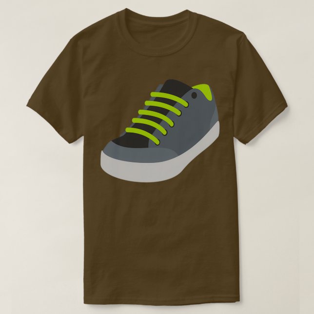 Running Shoe Athletic Shoe Runner Sneaker Tennis S T-Shirt (Design vorne)