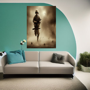 Running-Solid   AI Art Poster