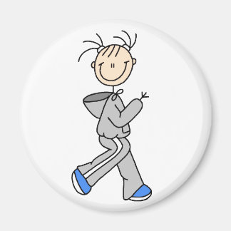 Running Strichmännchen Magnet