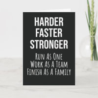 Running Team Cards Runner Motivation Motivierend