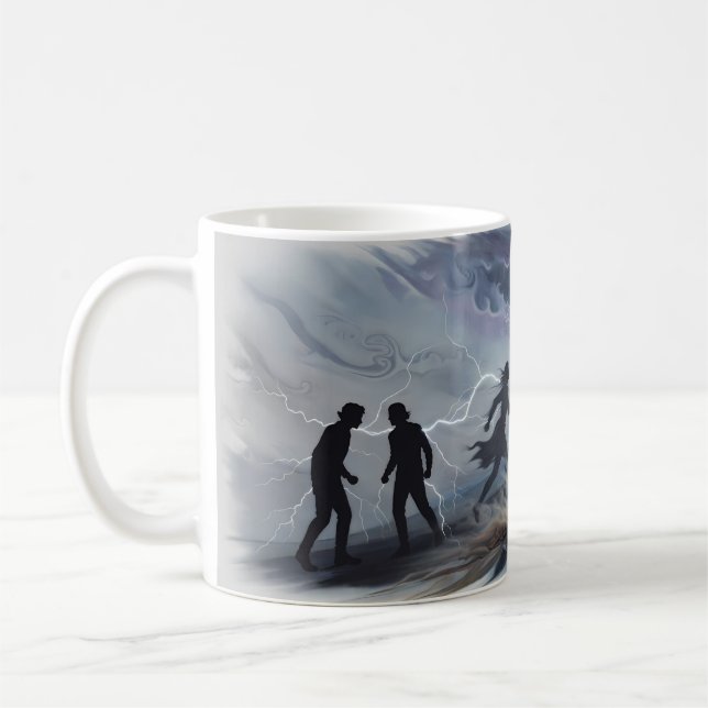 Running Up That Hill — Sturm- und Blitzjagd M Kaffeetasse (Links)