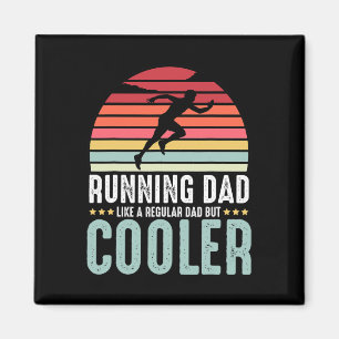 Running Vater Funny Marathon Runner Vatertag Dis Magnet