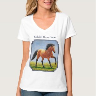 Running Wild Buckskin Horse T-Shirt