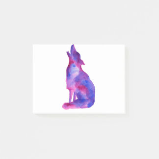 Running with the wolves post-it klebezettel