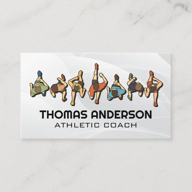 Runningansicht Visitenkarte (Vorderseite)