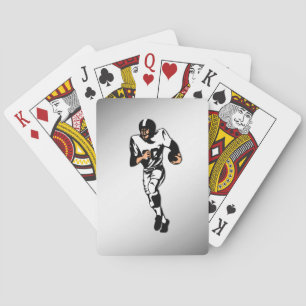 Runningback-Fußballspieler Spielkarten