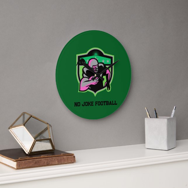 Runningback Große Wanduhr (Büro)