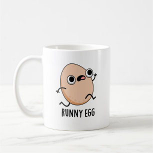 Runny Egg Funny Running Egg Puff Kaffeetasse