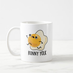 Runny Yolk Funny Food Egn Pun Kaffeetasse
